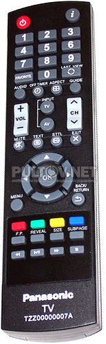 TZZ00000007A оригинальный пульт для телевизора PANASONIC TX-L32C5B и других