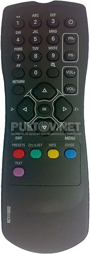 RC1113020, RC1113022 пульт для телевизора THOMSON 21DCH61KG и др.