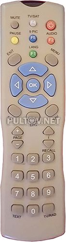 Titan FTA 6020 Plus пульт для спутникового ресивера