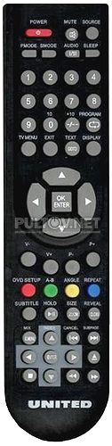 #0154 (TV-DVD1) пульт для моноблока UNITED