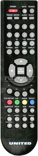 BM70148U пульт для телевизора с DVD UNITED