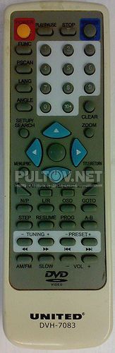 DVH-7083 пульт для домашнего кинотеатра