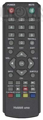 Hobbit UNO пульт для DVB-T2-ресивера DiVisat
