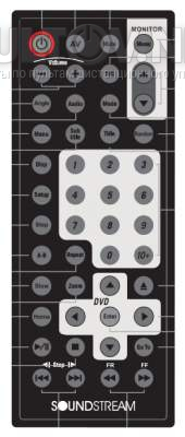 VCM-143DMH пульт для потолочного монитора Soundstream 