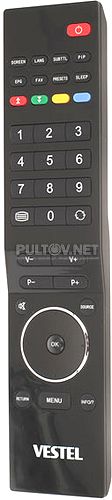 RC3920, 20504790 пульт для телевизора VESTEL V22-LE990HD и других