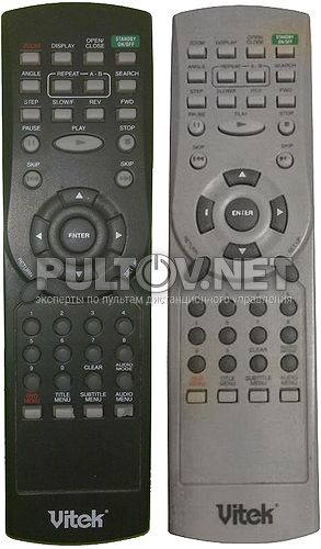 VT-4009 ( #0109 ), THOMSON DTH105EL пульт для DVD-плеера