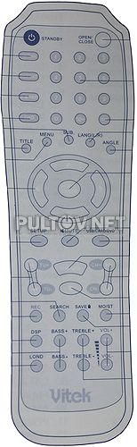 VT-3499BK пульт для музыкального центра VITEK