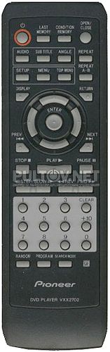 VXX2700, VXX2702 пульт для DVD-плеера Pioneer DV-533K