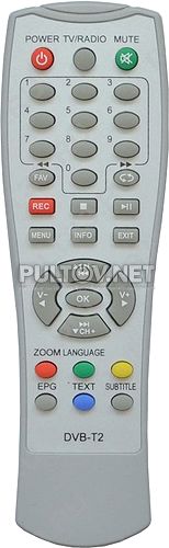 T40 пульт для DVB-T2-приставки World Vision
