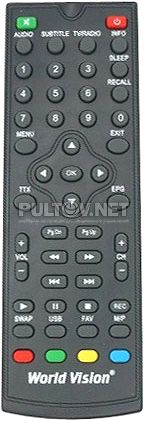 T35 пульт для DVB-T2-приставки
