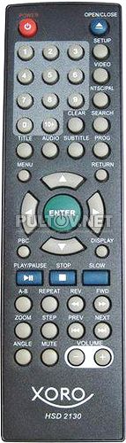 HSD-2130 пульт для DVD-плеера XORO