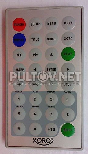 HSD 7100 пульт для портативного DVD-плеера