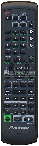 XXD3156, XXD3158 пульт для домашнего кинотеатра PIONEER DCS-385K и DCS-395K