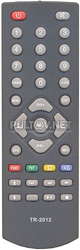 LUMAX Y-133A2, Trimax TR-2012 пульт для DVB-T2-ресивера