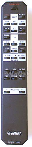 RAX9 V499920 пульт для усилителя YAMAHA AX-396 и других