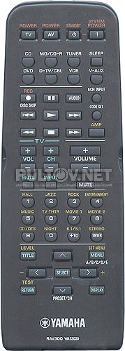 RAV300 WA22030 , RAV302 WC66030 пульт для ресивера YAMAHA RX-V440RDS и др.