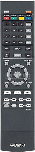 BDP119 пульт для Blu-ray-плеера Yamaha BD-S673 