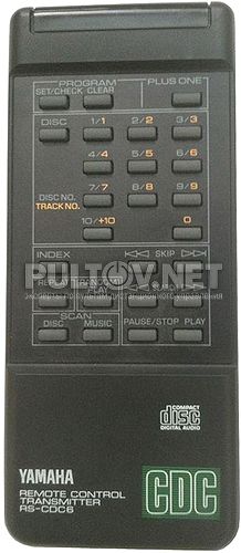 RS-CDC6 пульт для CD-проигрывателя Yamaha CDC-610 и др.