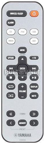 ZC890000 оригинальный пульт для музыкального центра YAMAHA MCR-042