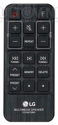 COV34752601 пульт для музыкального центра LG 
