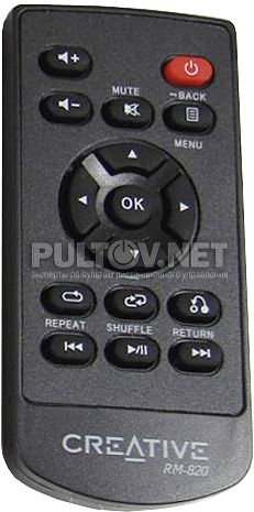 RM-820 пульт для внешней звуковой карты Creative X-Fi Surround 5.1 Pro