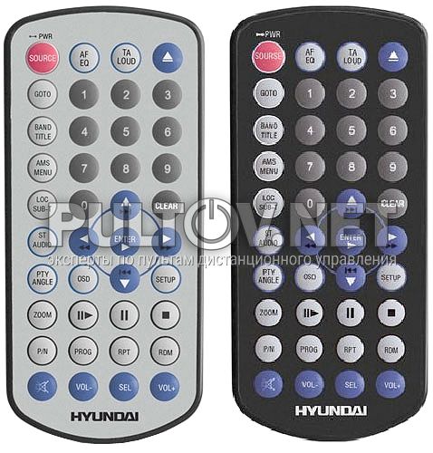 VDM-M707TV, Hyundai H-CMMD4049, H-CMDN6000 пульт для автомагнитолы