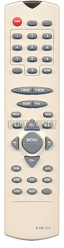 K18F-C4 , AKAI K18F-C100, AVEST K18F-C27 пульт для телевизора