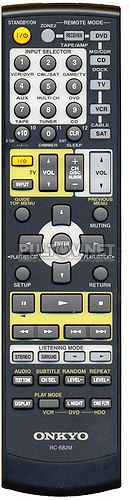 RC-682M пульт для AV-ресиверов ONKYO TX-SR604E  и других. Заменяет также RC651M , RC-647M , RC-650M)