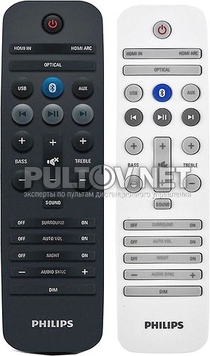 996580001238 пульт для акустики Philips HTL6140B и др. 