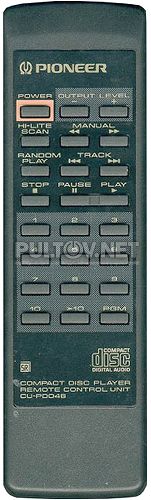 CU-PD046 пульт для CD-плеера Pioneer PD-201