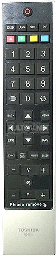 RC-3910 пульт для телевизора Toshiba 32BV500B и др.
