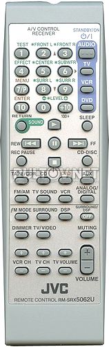 RM-SRX5062R, RM-SRX5062U пульт для AV-ресивера JVC RX-5062S