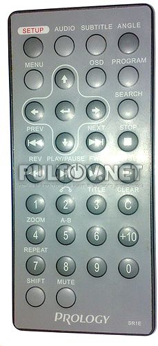SR1E ( SRICU ), PROLOGY SR1E пульт для переносных мониторов с DVD Prology AVD-705, AVD-715, AVD-850