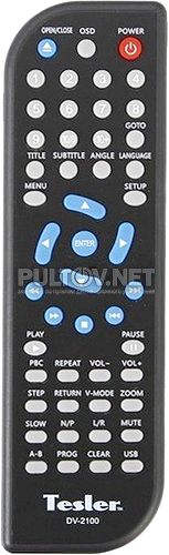 DV-2100 пульт для DVD-плеера Tesler