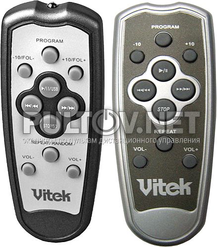 VT-3951 пульт для магнитолы VITEK
